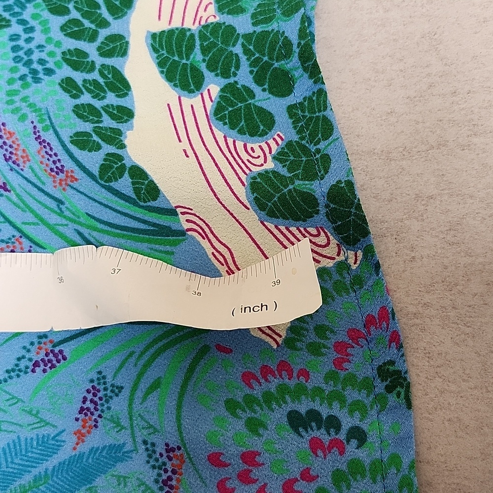 Ottod'ame midi dress Size 4/S tropical print - Picture 7 of 11